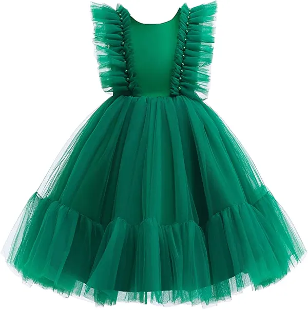 Girls_Tulle_Wings_Knee_Length_Dress