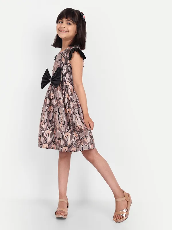 Girls_printed_knee_length_dress_