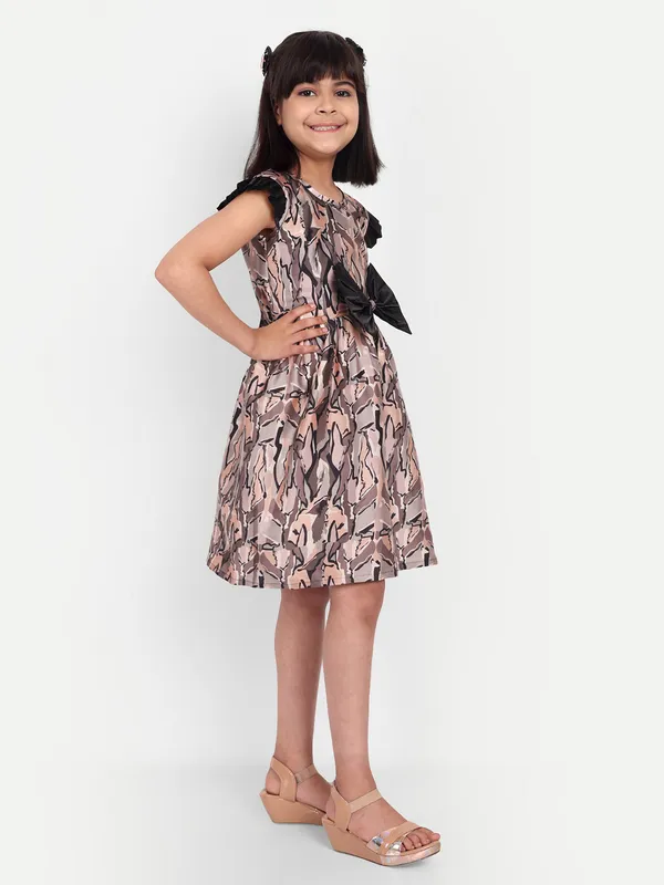 Girls_printed_knee_length_dress_