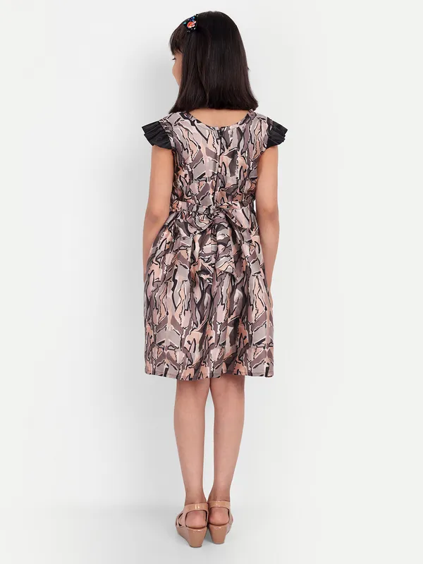 Girls_printed_knee_length_dress_
