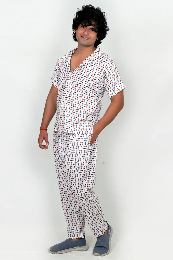 Men’s_Rust_Floral_Co-Ord_Set_with_Short_Sleeve_Shirt_&_Trousers