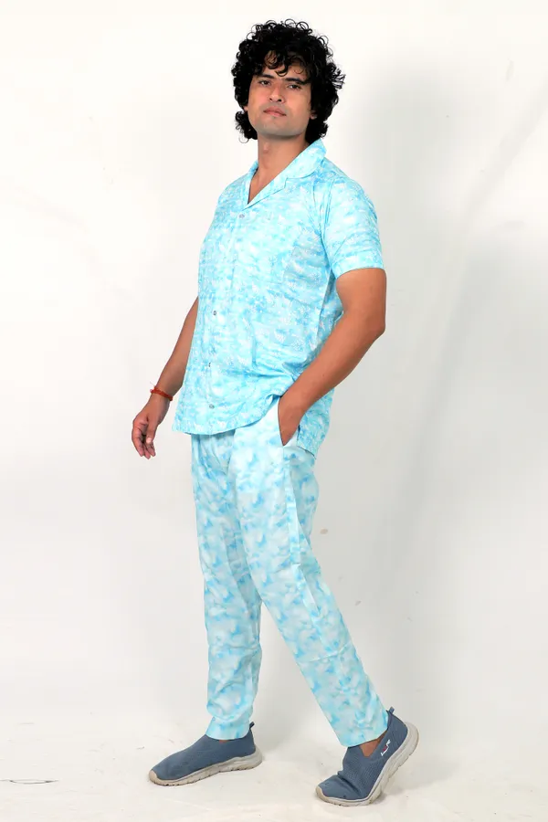 Men’s_Rust_Floral_Co-Ord_Set_with_Short_Sleeve_Shirt_&_Trousers