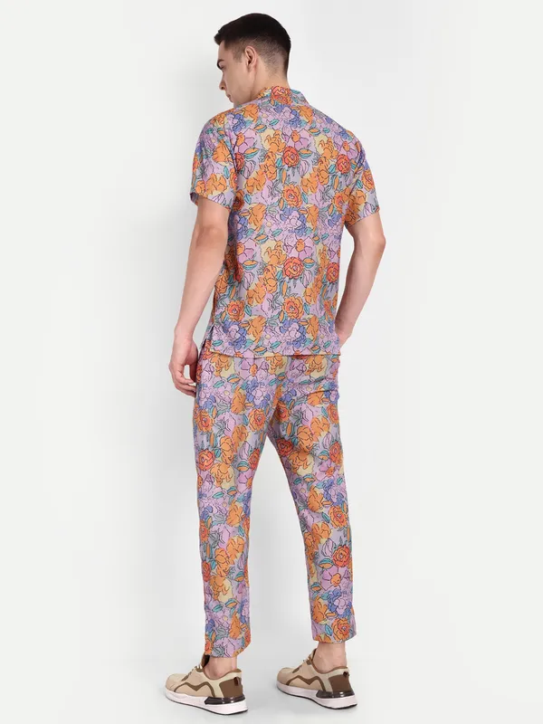 Men’s_Rust_Floral_Co-Ord_Set_with_Short_Sleeve_Shirt_&_Trousers