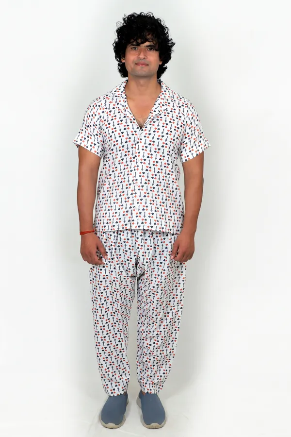 Men’s_Rust_Floral_Co-Ord_Set_with_Short_Sleeve_Shirt_&_Trousers