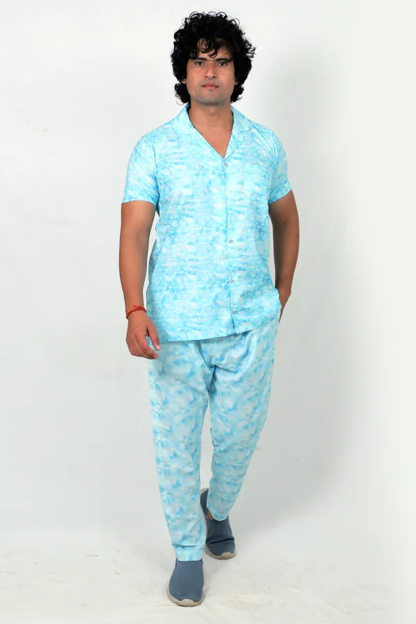 Men’s_Rust_Floral_Co-Ord_Set_with_Short_Sleeve_Shirt_&_Trousers