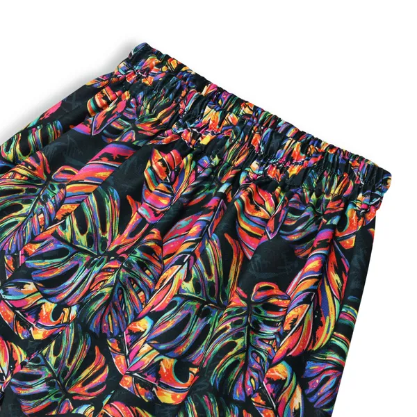 Neon_Tropical_Leaf_Co-Ord_Set_–_Multicolor_Printed_Shirt_&_Shorts