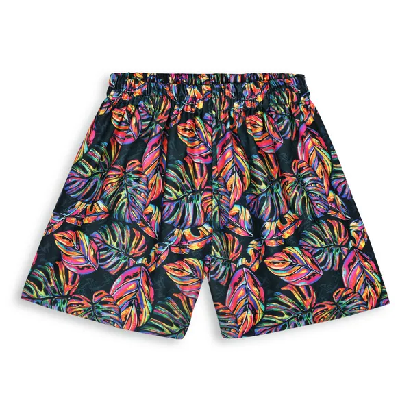 Neon_Tropical_Leaf_Co-Ord_Set_–_Multicolor_Printed_Shirt_&_Shorts