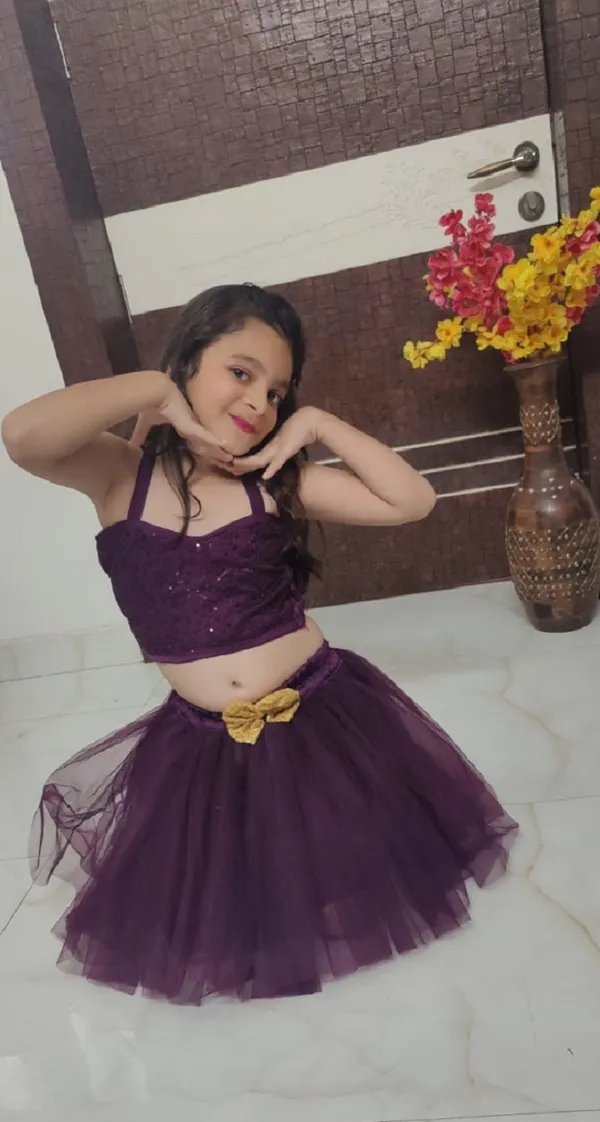 Purple_Cotton_Premium_&_Elegant_Top_&_Skirt_For_Girls