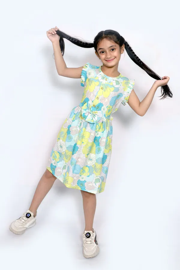 Printed_Cotton_A-Line_Dress_for_Girls
