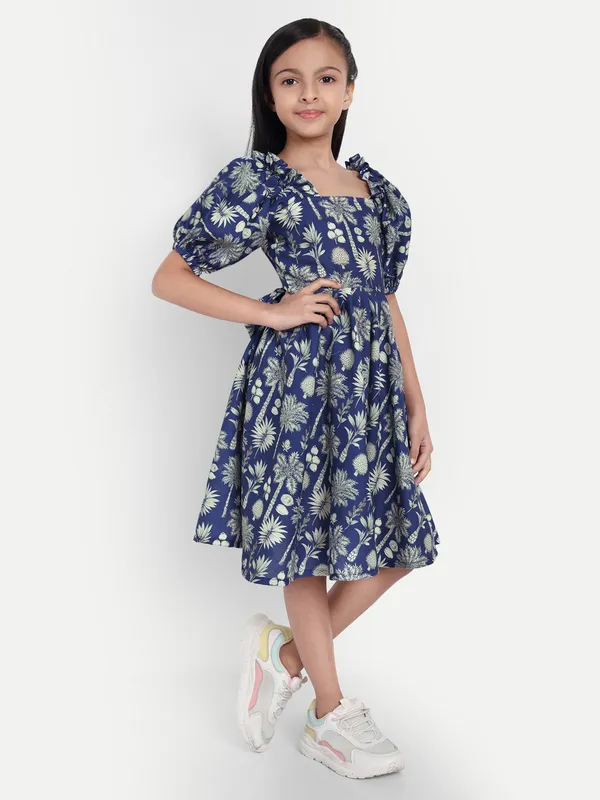 Printed_Cotton_A-Line_Dress_for_Girls