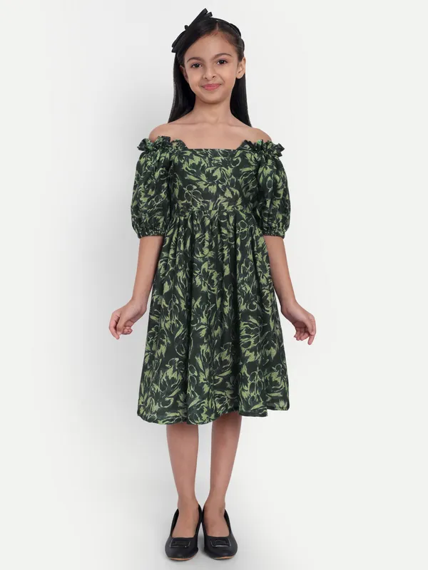 Printed_Cotton_A-Line_Dress_for_Girls