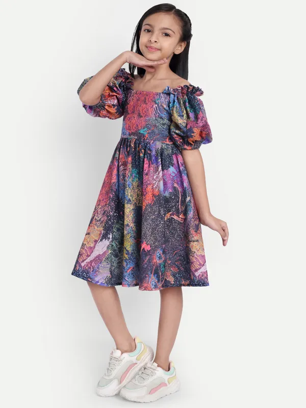 Printed_Cotton_A-Line_Dress_for_Girls