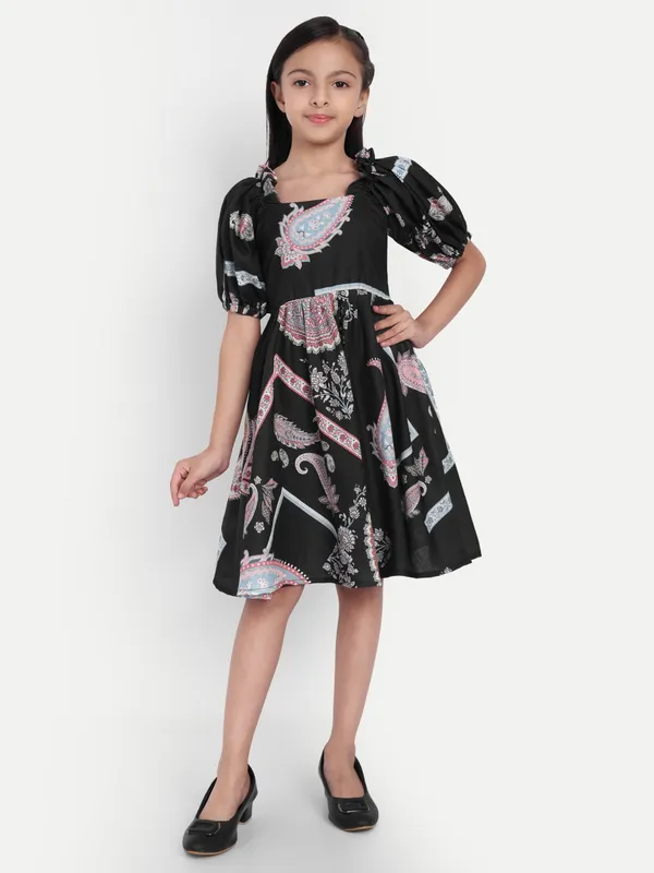 Printed_Cotton_A-Line_Dress_for_Girls