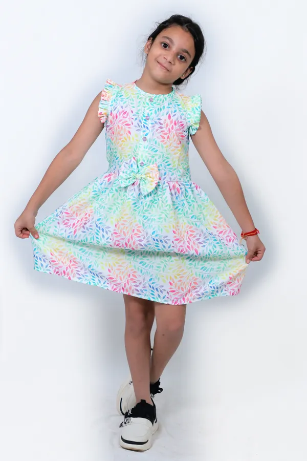 Printed_Cotton_A-Line_Dress_for_Girls