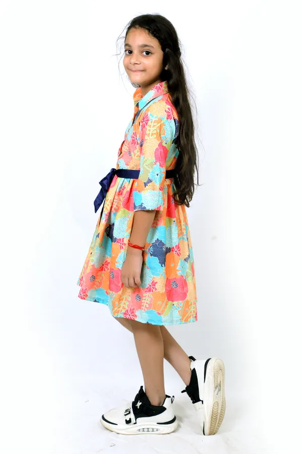 Printed_Cotton_A-Line_Dress_for_Girls