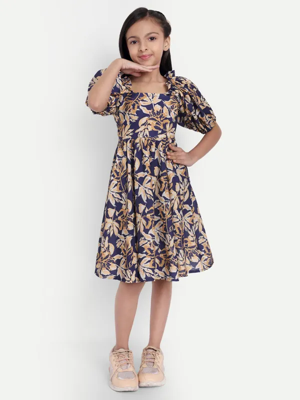 Printed_Cotton_A-Line_Dress_for_Girls