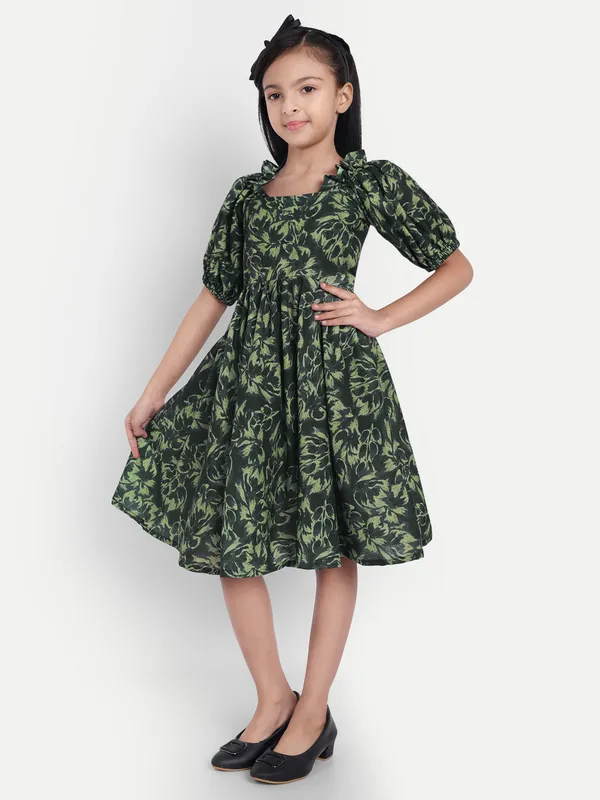 Printed_Cotton_A-Line_Dress_for_Girls
