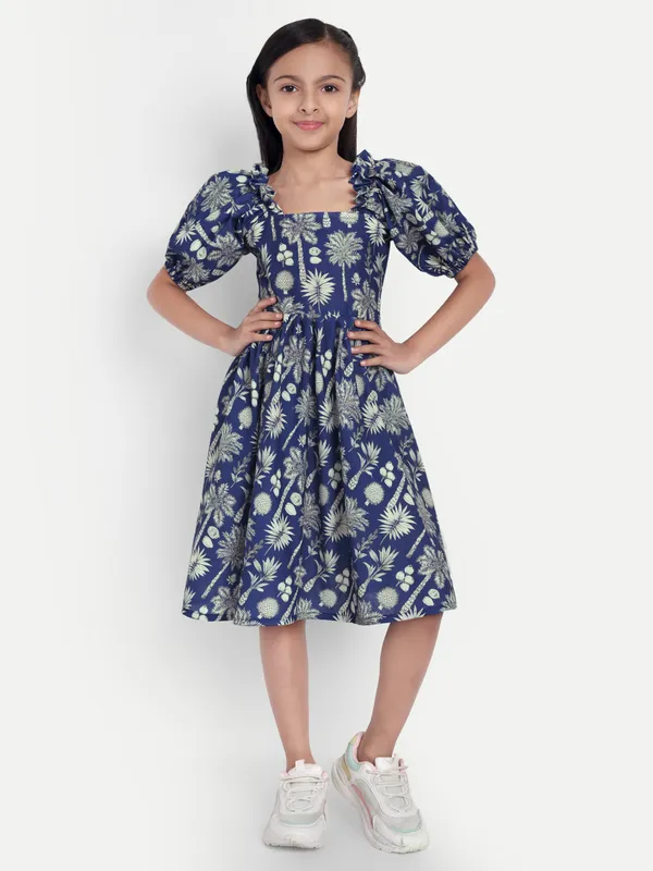 Printed_Cotton_A-Line_Dress_for_Girls
