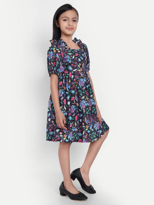 Printed_Cotton_A-Line_Dress_for_Girls