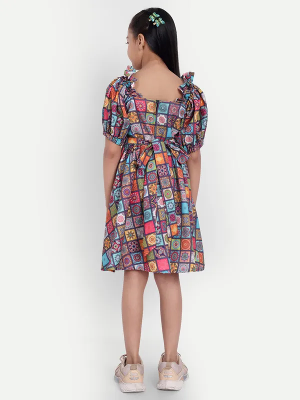 Printed_Cotton_A-Line_Dress_for_Girls