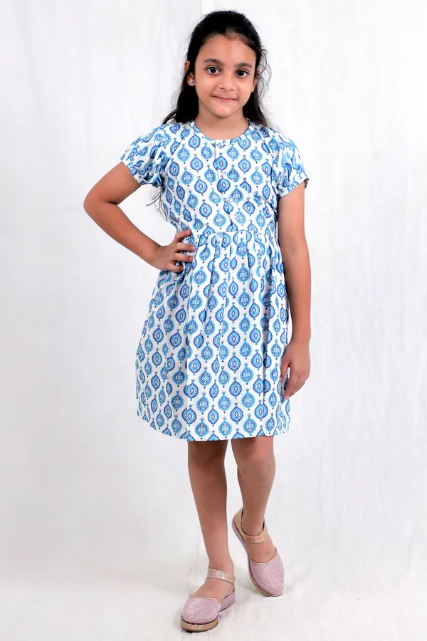 Printed_Cotton_A-Line_Dress_for_Girls
