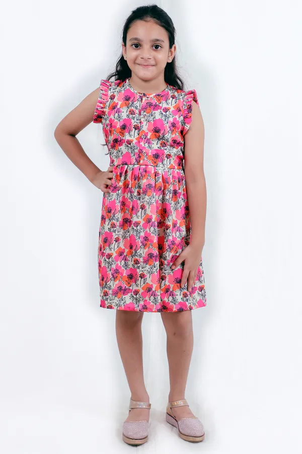 Printed_Cotton_A-Line_Dress_for_Girls