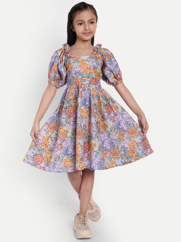 Printed_Cotton_A-Line_Dress_for_Girls