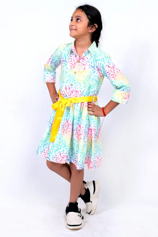 Printed_Cotton_A-Line_Dress_for_Girls