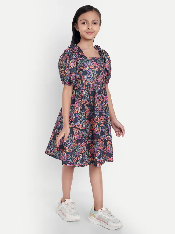 Printed_Cotton_A-Line_Dress_for_Girls
