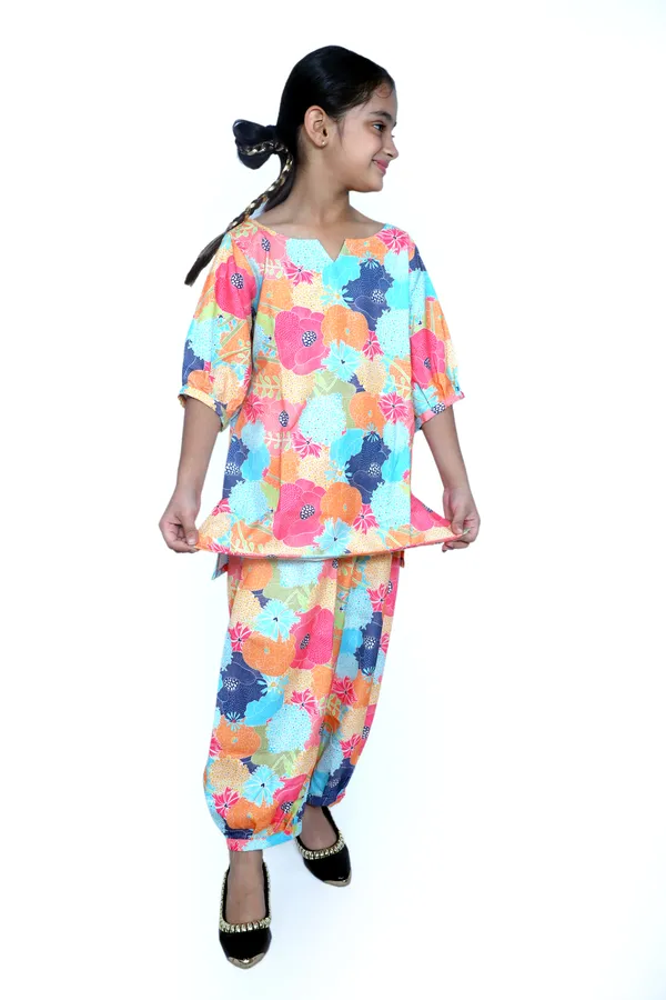 Printed_Girls_Co-Ord_Set_in_Soft_Cotton