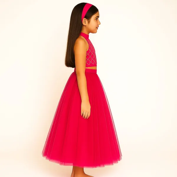Pink_Cotton_Premium_&_Elegant_Lehenga_For_Girls