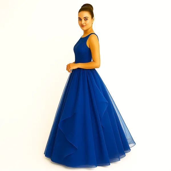 Dark_Blue_Cotton_Premium_&_Elegant_Dress_For_Women