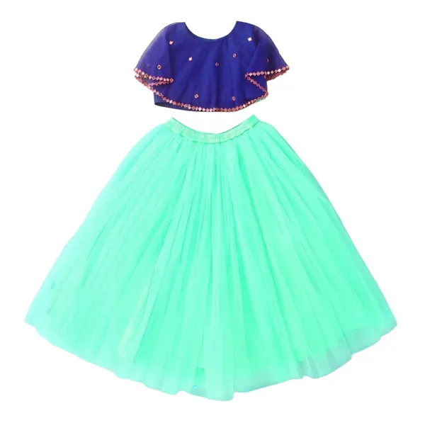 Blue_And_Green_Cotton_Premium_&_Elegant_Lehenga_Choli_For_Girls