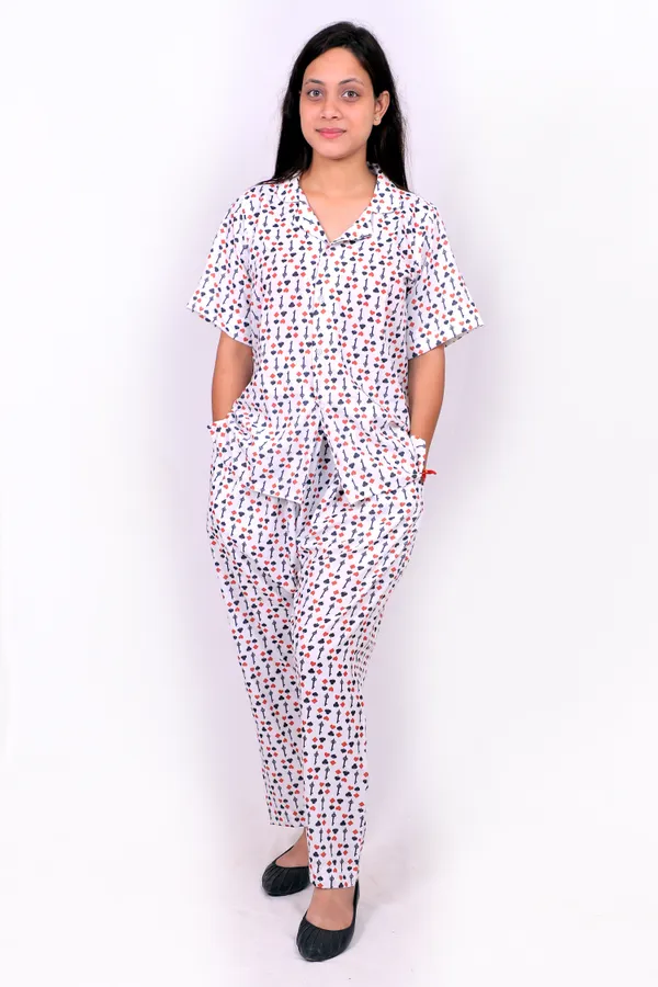 White_Cotton_Premium_&_Elegant_Co-Ord_Set_For_Women