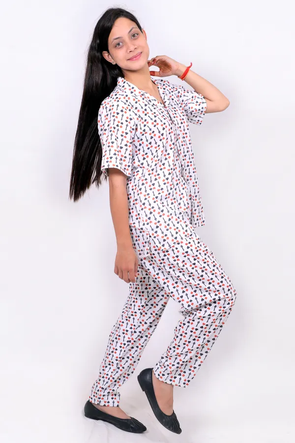 White_Cotton_Premium_&_Elegant_Co-Ord_Set_For_Women