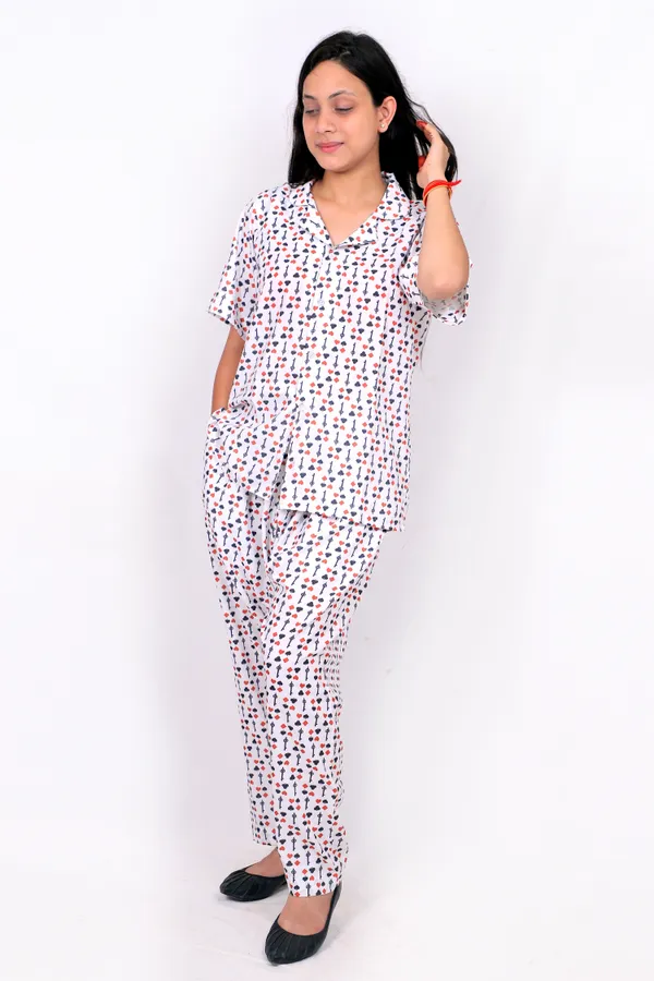 White_Cotton_Premium_&_Elegant_Co-Ord_Set_For_Women
