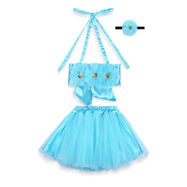 Blue_Cotton_Premium_&_Elegant_Top_&_Skirt_For_Girls