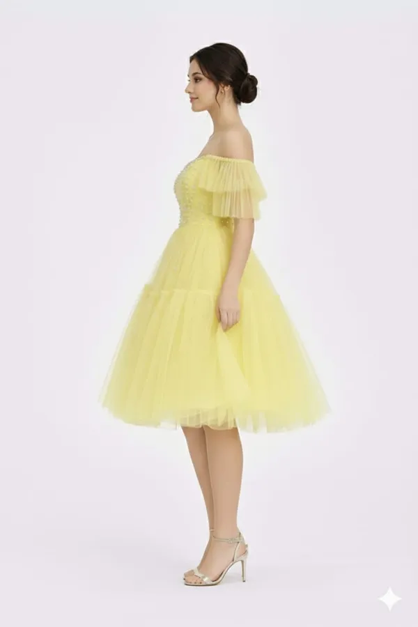 WOMEN_LEMON_YELLOW_PEARL_EMBELLISHED_OFF_-_SHOULDER_TULLE_FLARE_MIDI_DRESS_