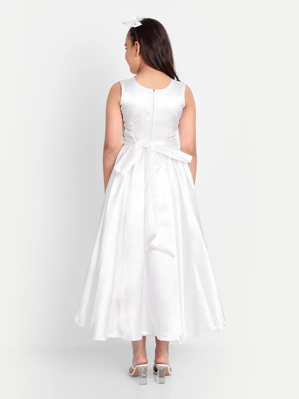 White_Girls_Embellished_Net_Fit_&_Flare_Maxi_Dress