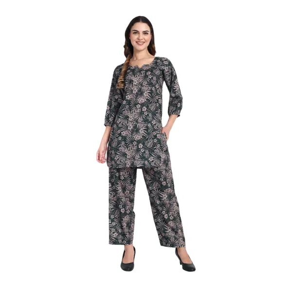 Black_And_Beige_Cotton_Premium_&_Elegant_Co-Ord_Set_For_Women