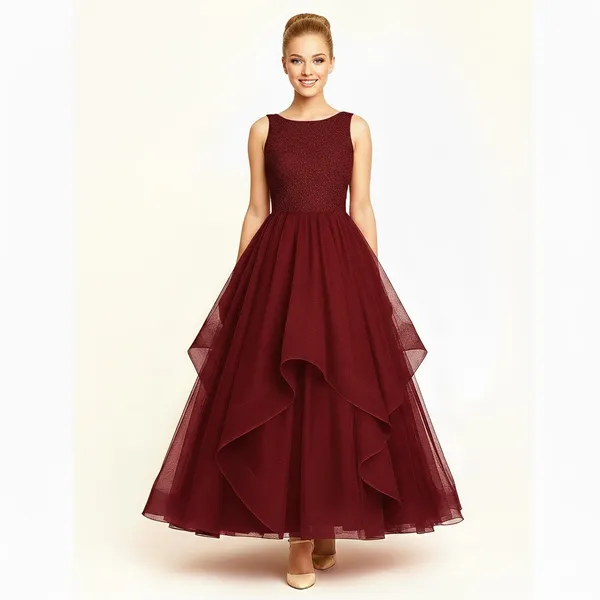 Maroon_Cotton_Premium_&_Elegant_Dress_For_Women