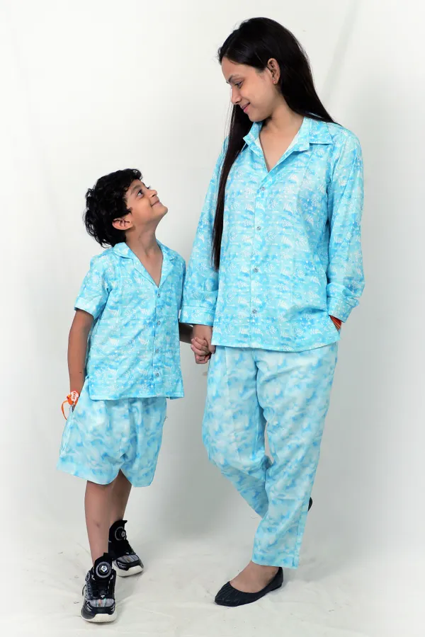 Blue_Cotton_Premium_&_Elegant_Night_Suit_For_Women