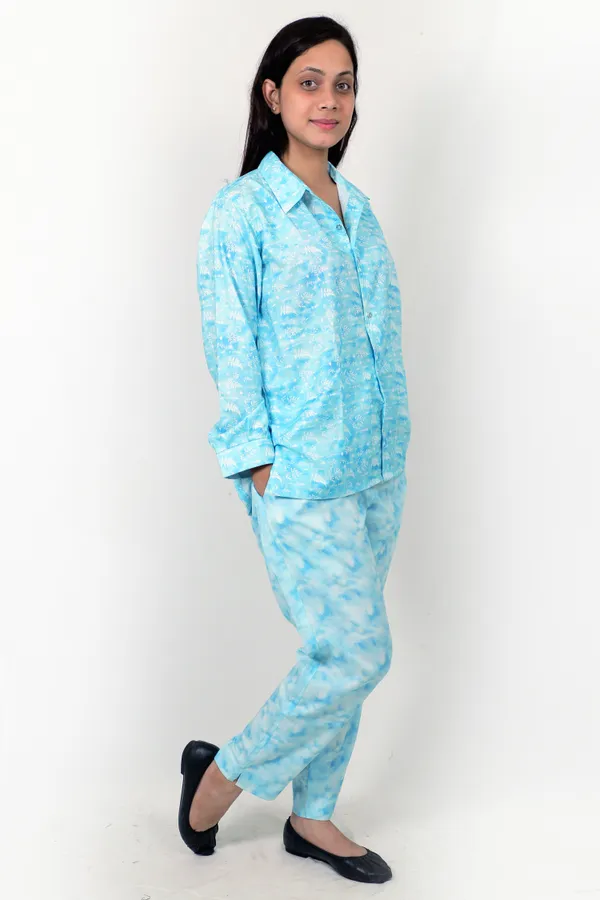 Blue_Cotton_Premium_&_Elegant_Night_Suit_For_Women