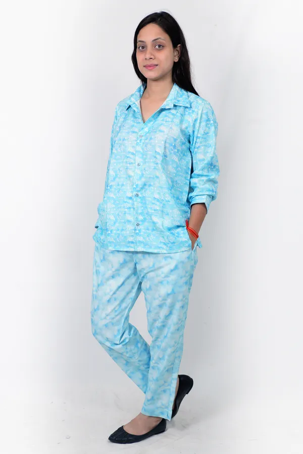 Blue_Cotton_Premium_&_Elegant_Night_Suit_For_Women
