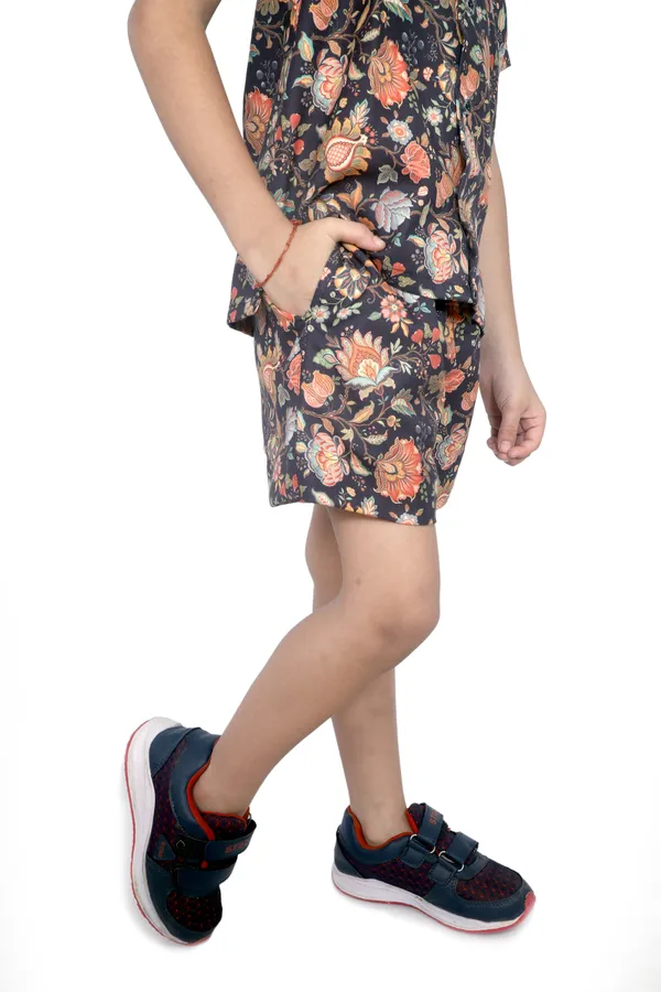 Black_And_Red_Cotton_Premium_&_Elegant_Shirt_With_Short_For_Boys