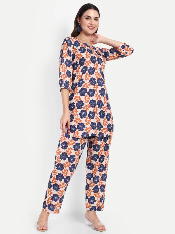 Cream_Cotton_Premium_&_Elegant_Night_Suit_For_Women