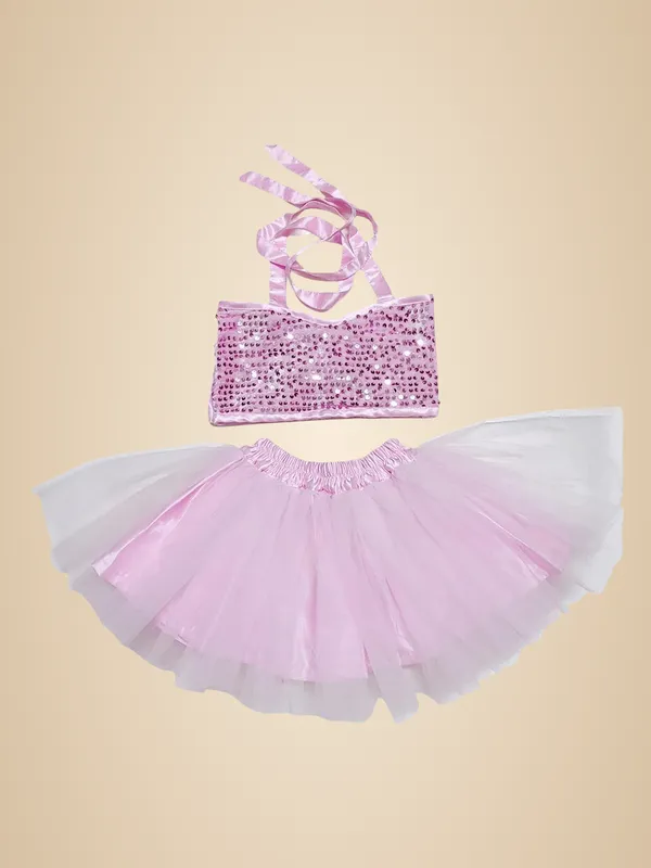 Baby_Pink_Cotton_Premium_&_Elegant_Top_&_Skirt_For_Girls