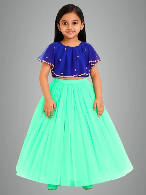Blue_And_Green_Cotton_Premium_&_Elegant_Lehenga_Choli_For_Girls
