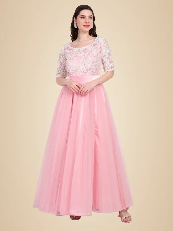 Pink_Cotton_Premium_&_Elegant_Dress_For_Women
