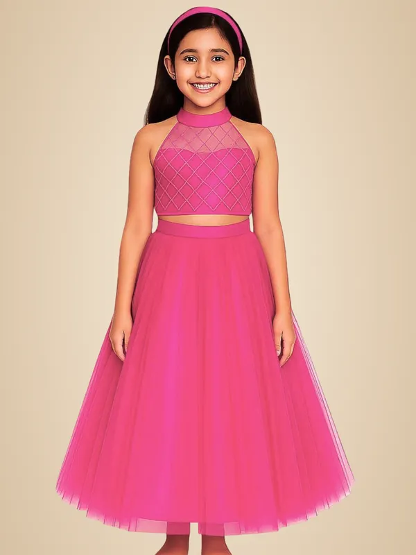 Pink_Cotton_Premium_&_Elegant_Lehenga_For_Girls